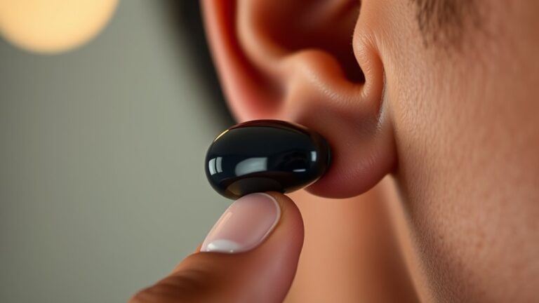 insert earbuds into ears