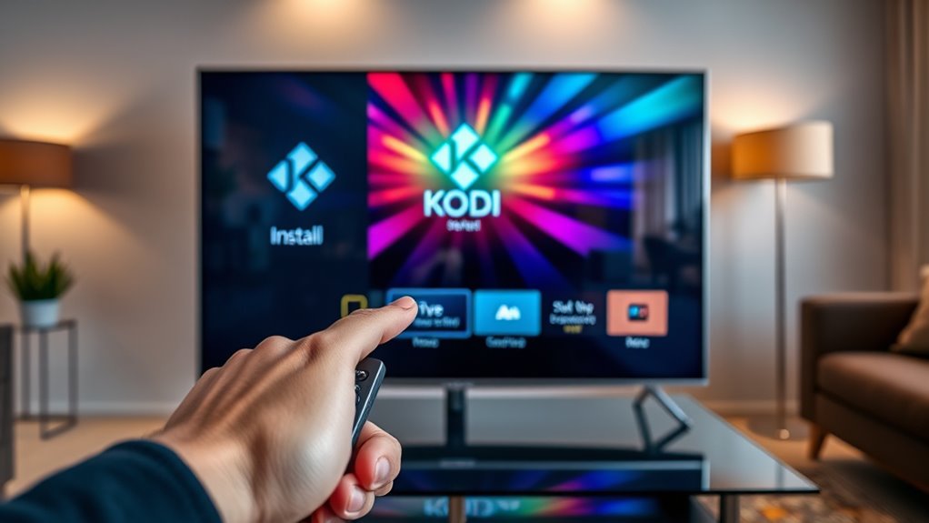 install kodi on samsung