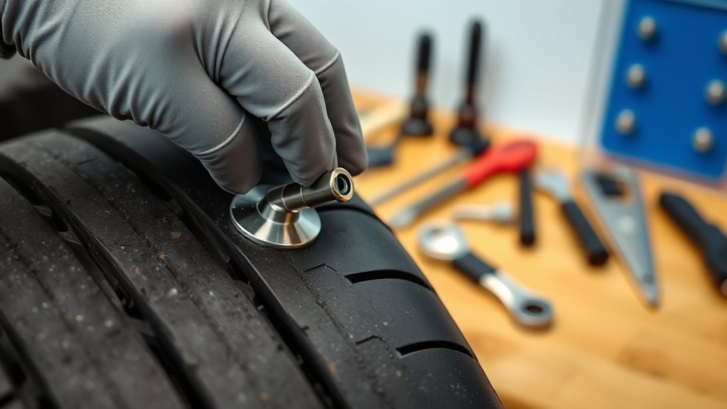 install tire pressure sensors