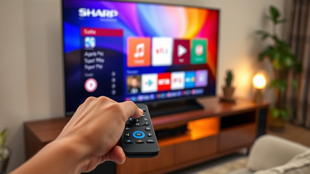 installing apps on sharp tv