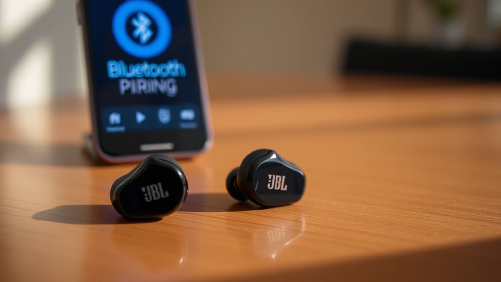 jbl vibe earbuds pairing mode