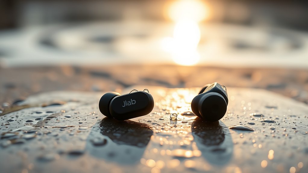 jlab earbuds water resistance inquiry