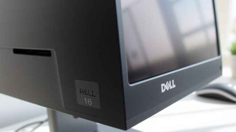 locate dell monitor model