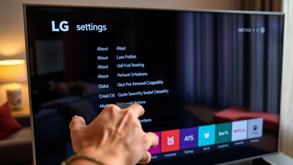 locate lg smart tv mac