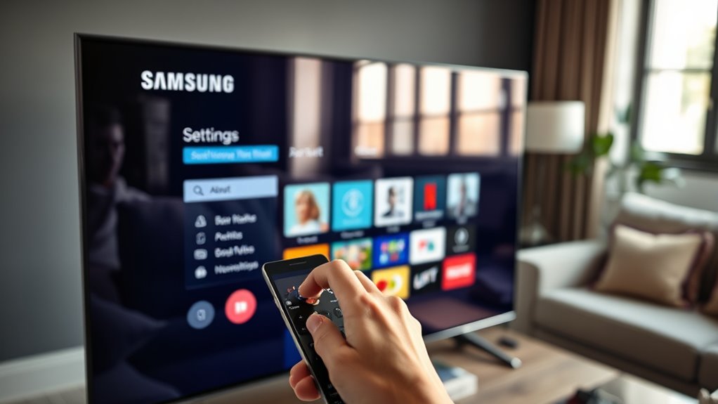 locate samsung smart tv mac