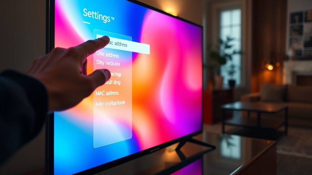 locate samsung smart tv mac