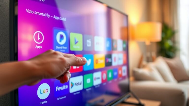lock apps vizio smart tv