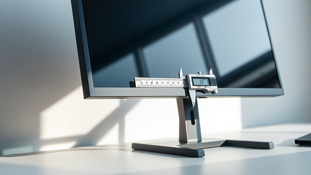 measuring computer monitor dimensions