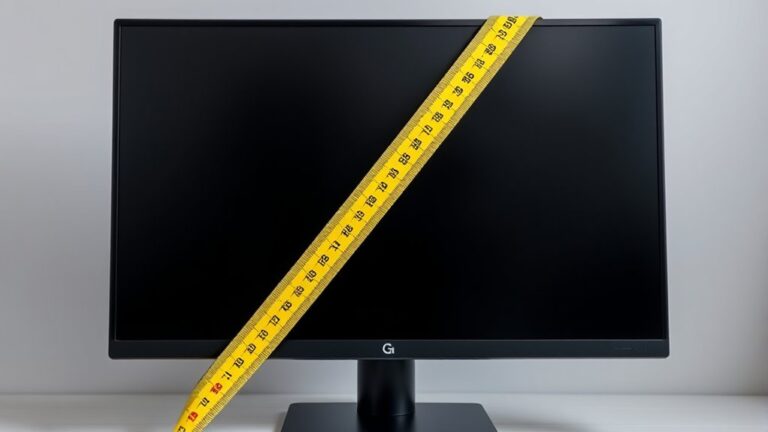 measuring monitor screen dimensions