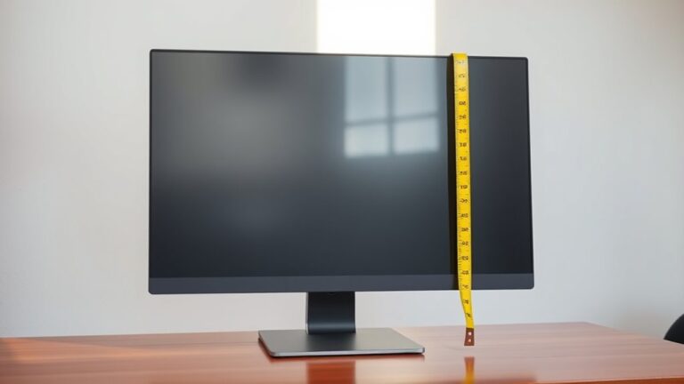 measuring monitor screen dimensions