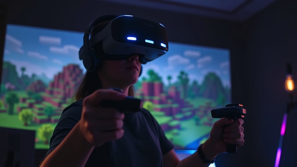 minecraft gameplay in vr