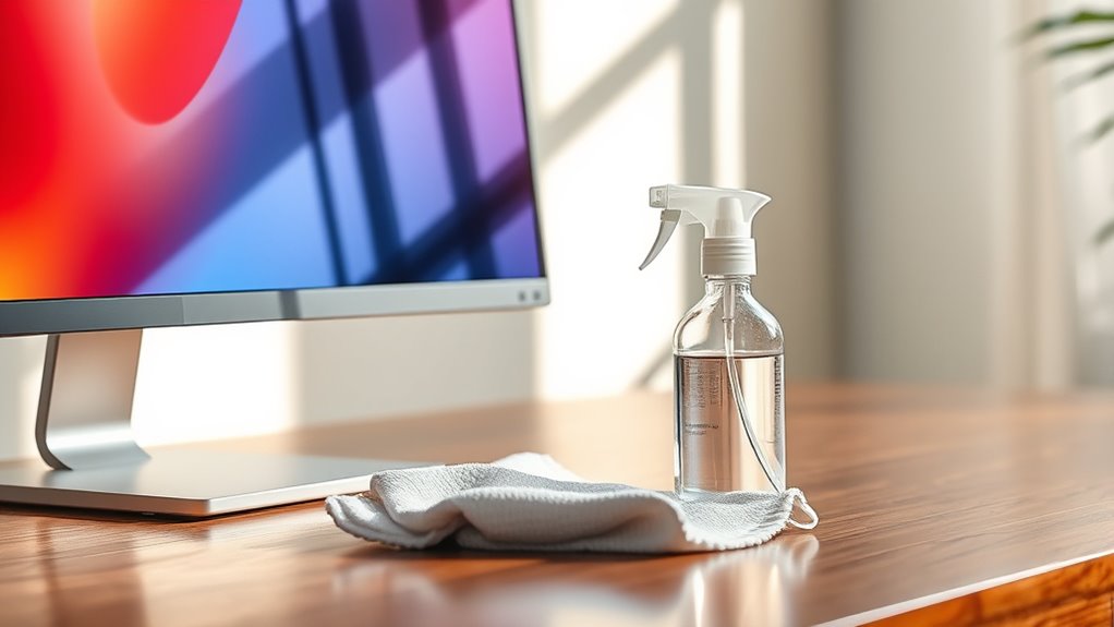 monitor cleaning solutions recommended