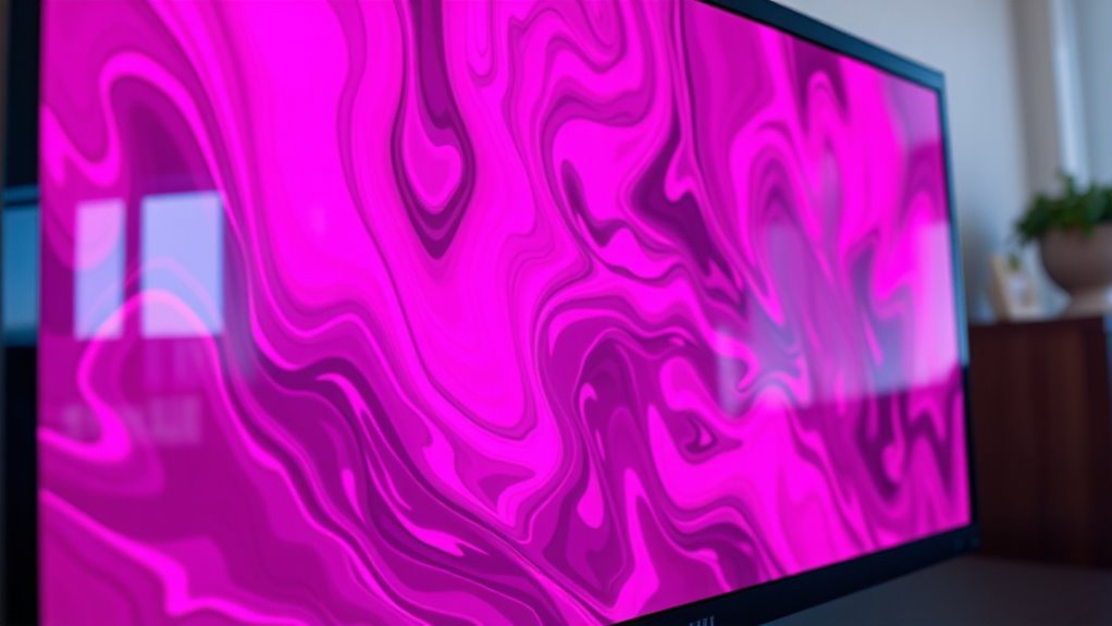 monitor display color issue