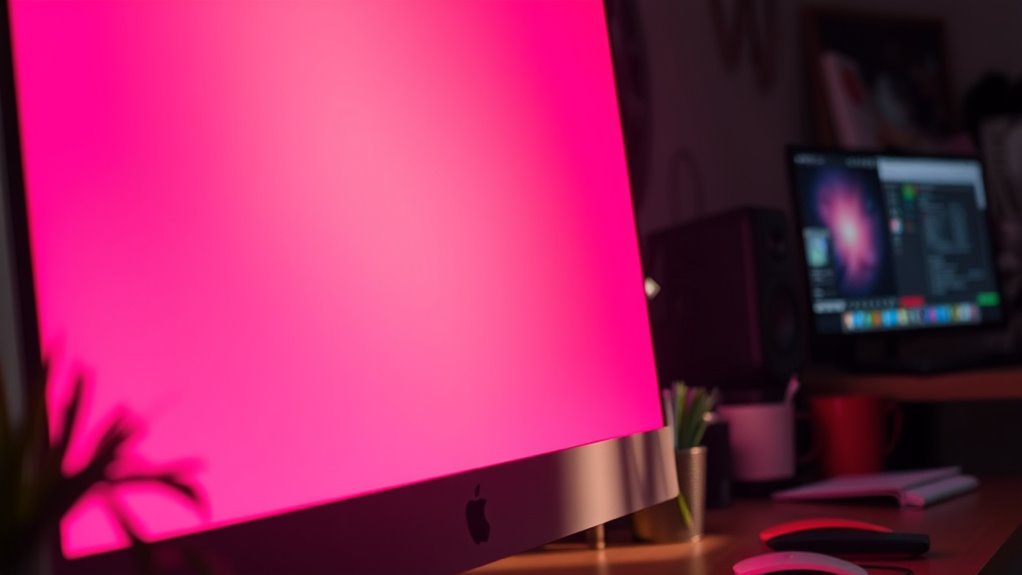 monitor display color issue