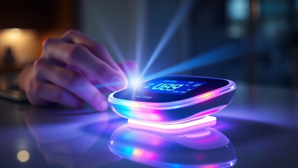 monitor glucose using light