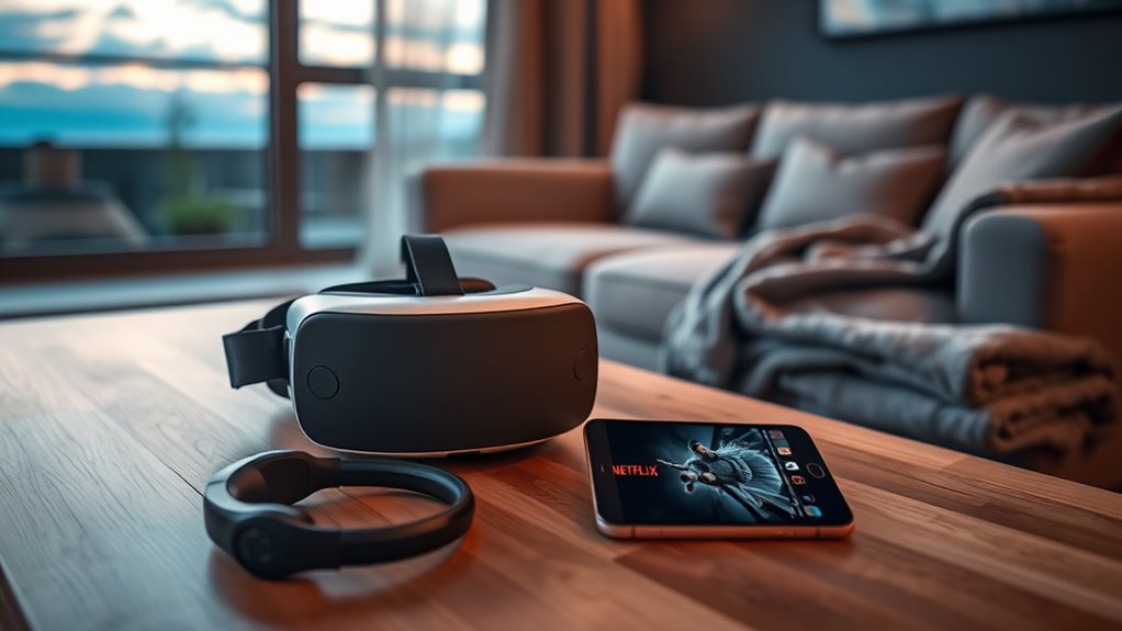 netflix on vr headset