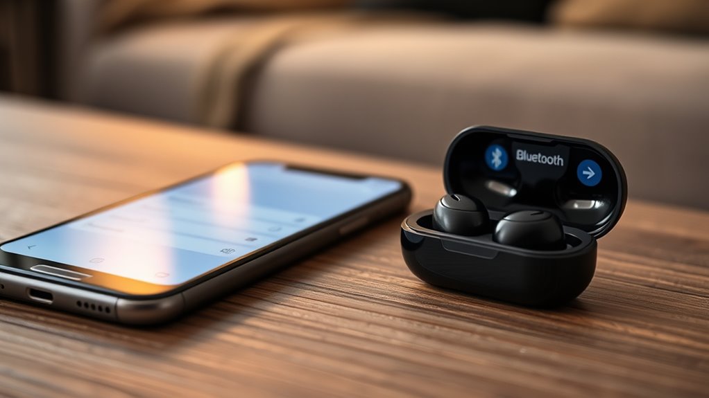 pair earbuds with phone