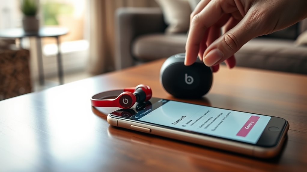 pairing beats earbuds instructions