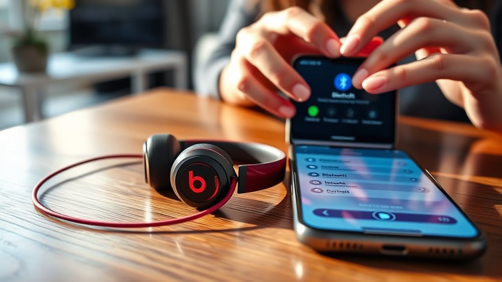 pairing beats earbuds instructions