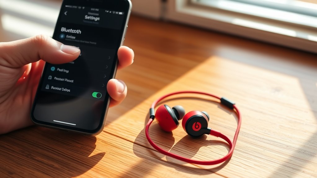 pairing beats earbuds successfully