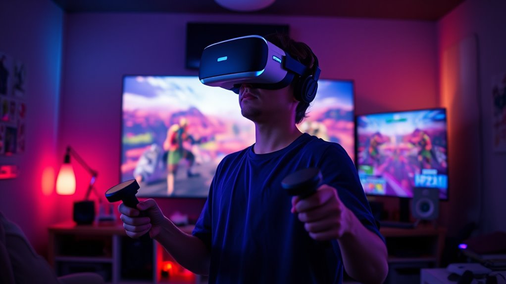 playing fortnite in vr