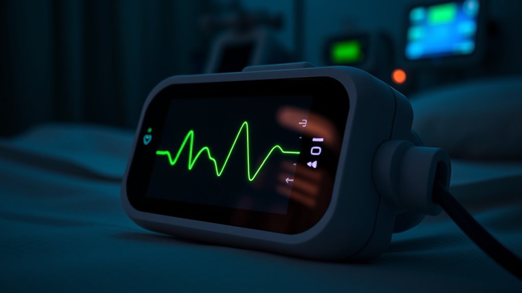 reading heart rate monitor