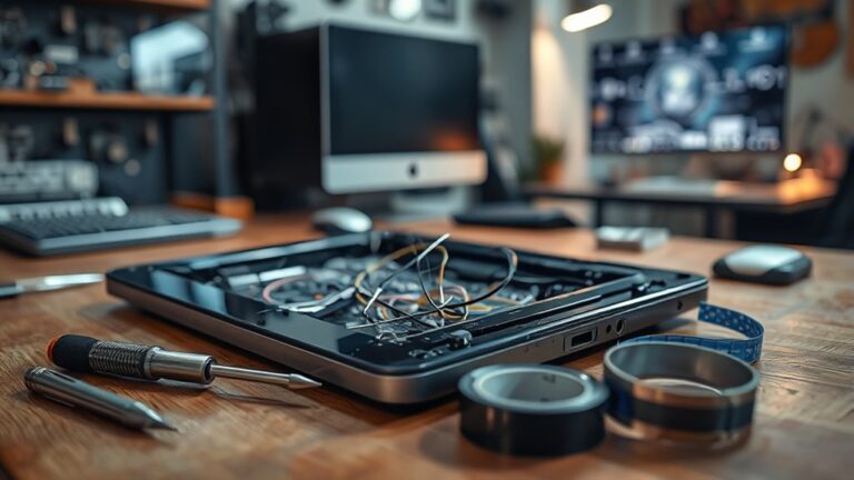 repairing a damaged display