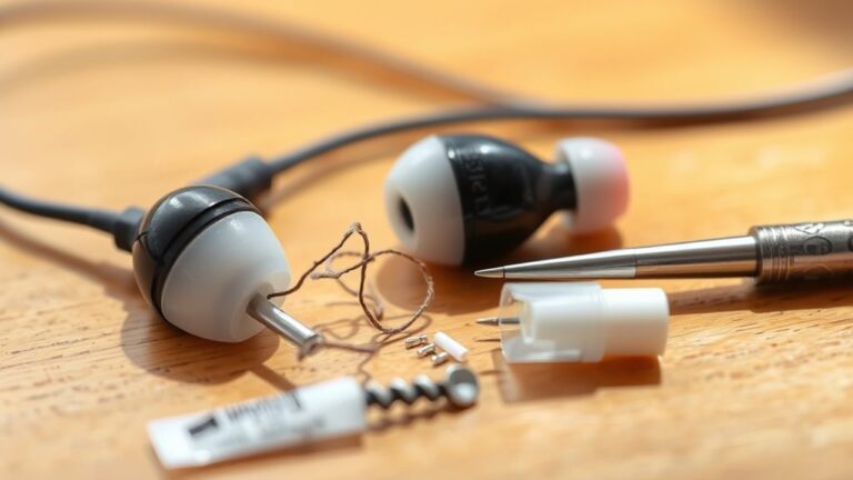 repairing damaged audio equipment