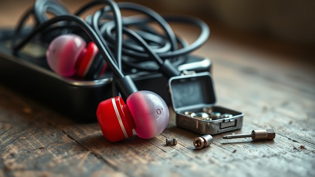 repairing malfunctioning earbuds