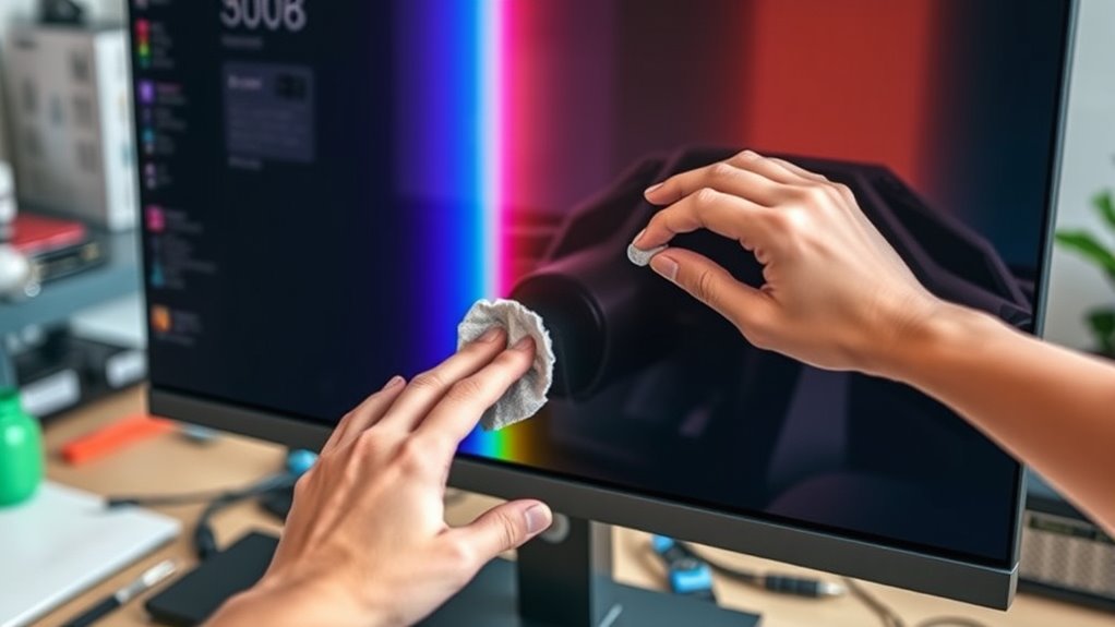 repairing monitor display issues