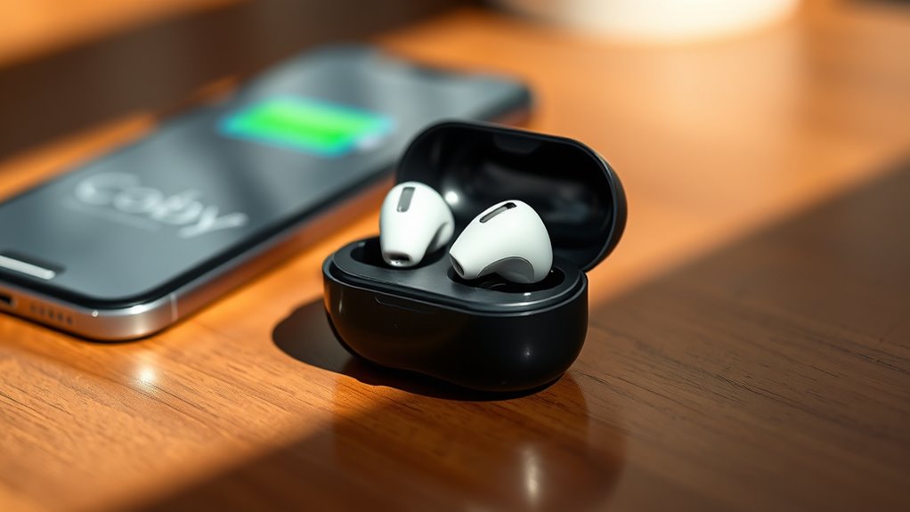 reset coby earbuds case battery