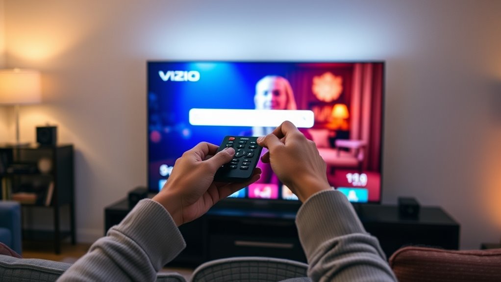 searching internet on vizio