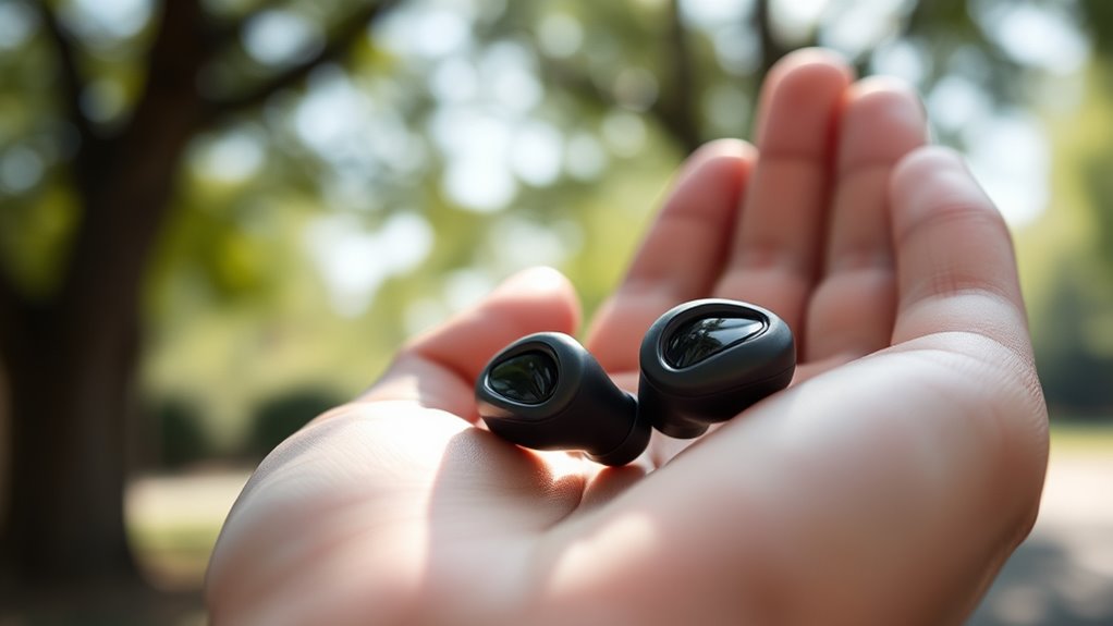 secure earbuds in place