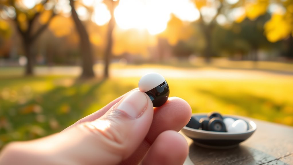 secure your earbuds properly