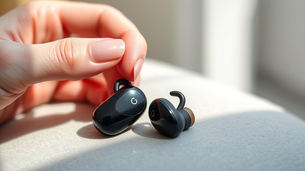 secure your earbuds properly