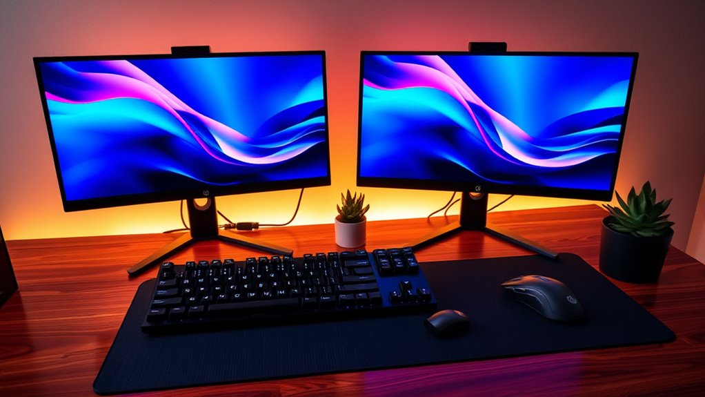 set up dual displays