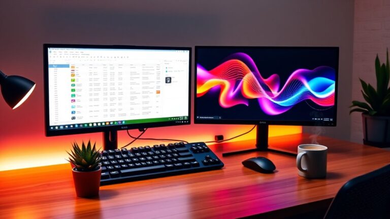 setting up dual displays