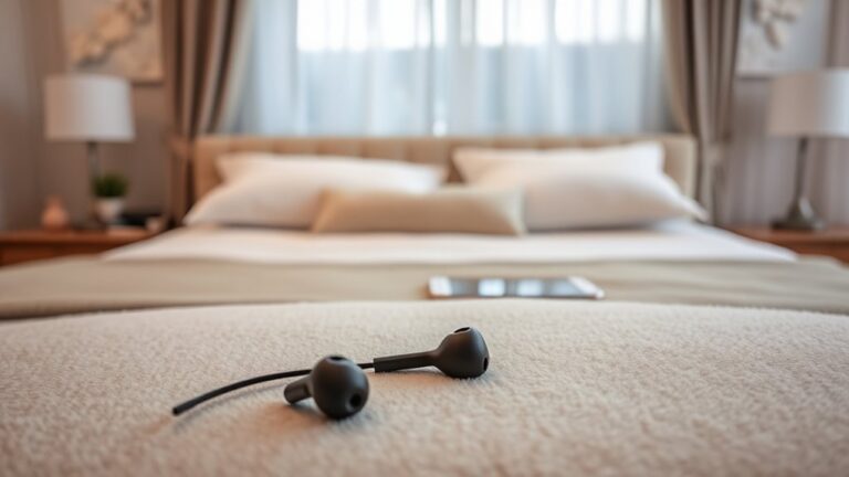 sleeping with earbuds safety