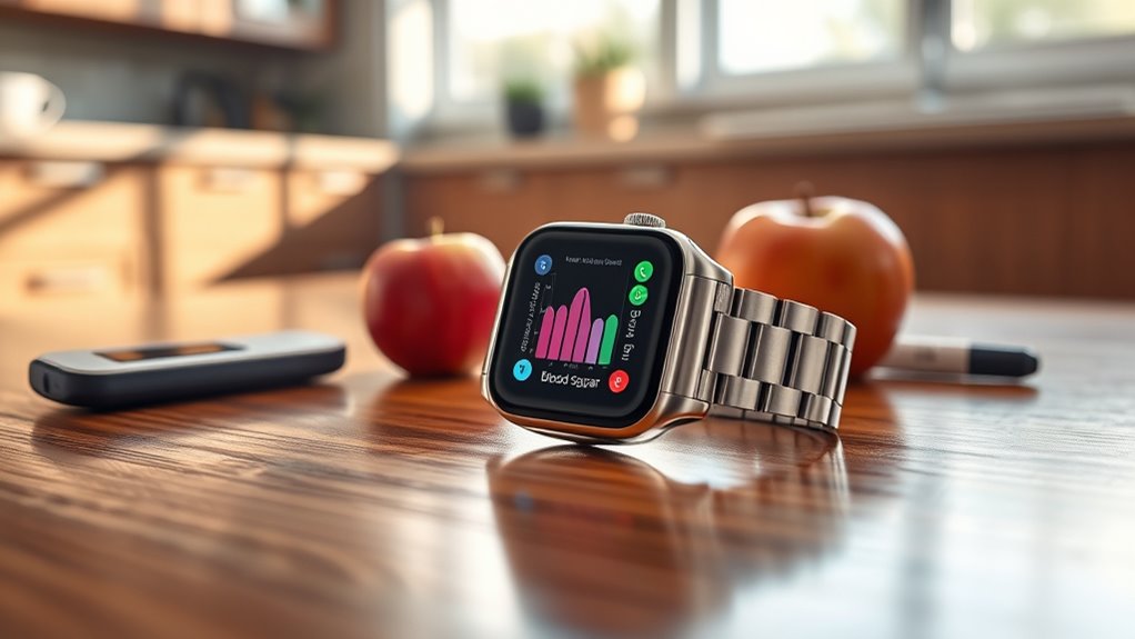 smartwatch blood sugar monitoring