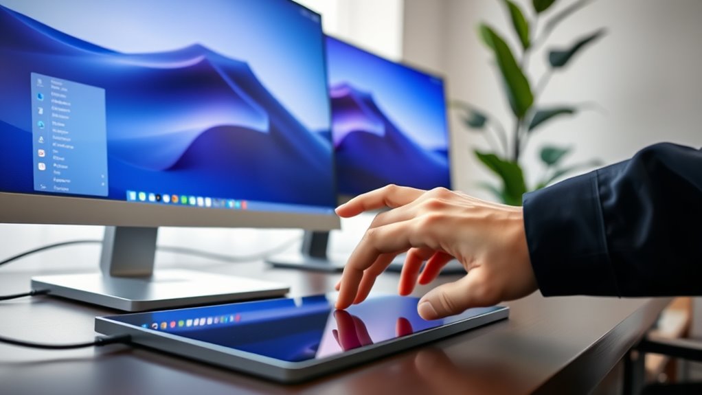 switch primary display settings