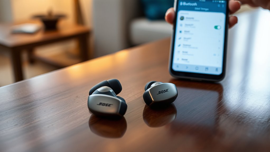 sync bose earbuds easily