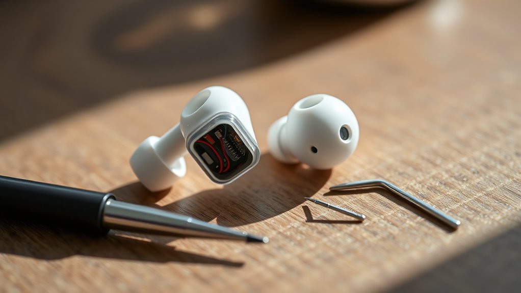 troubleshoot faulty earbud connection