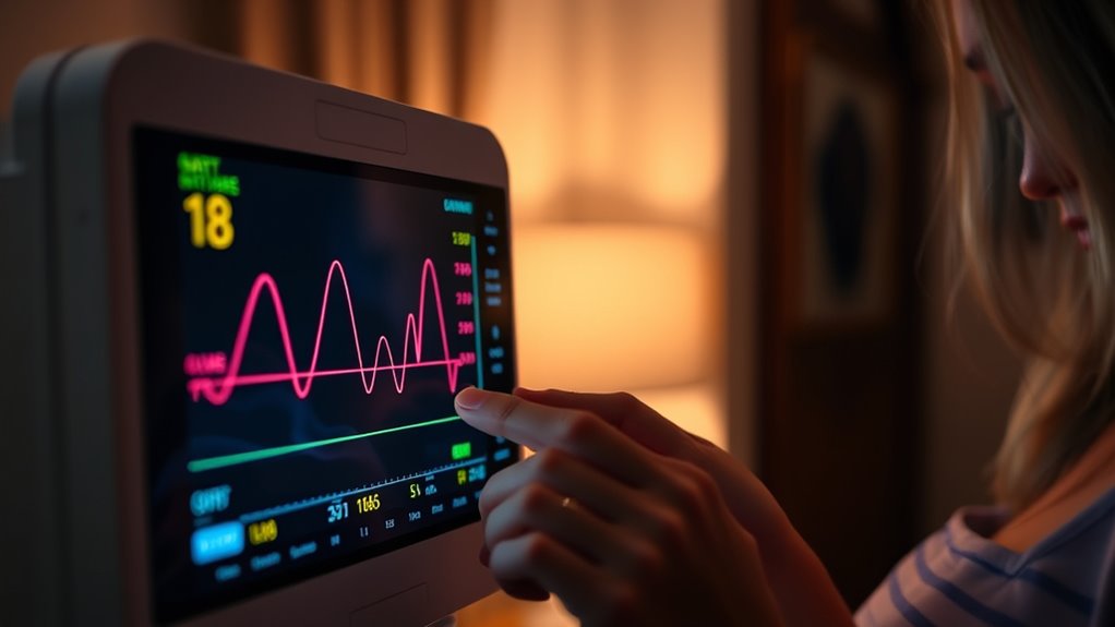 understanding contraction monitor readings