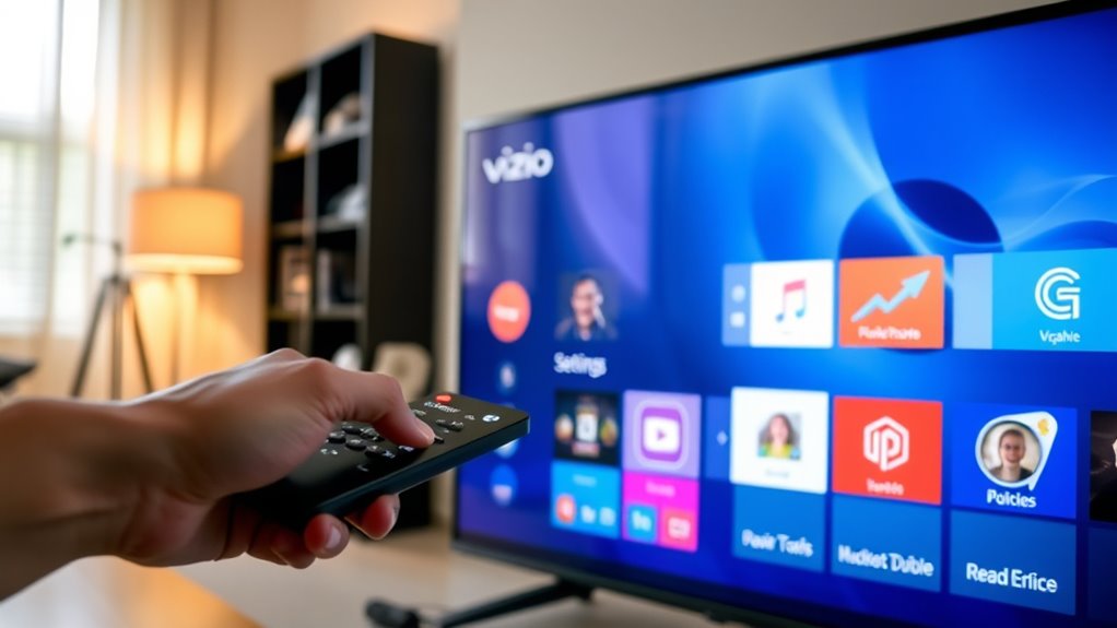 updating apps on vizio