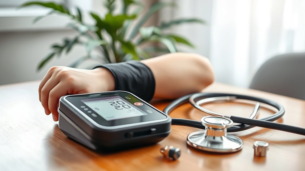 using a blood pressure monitor