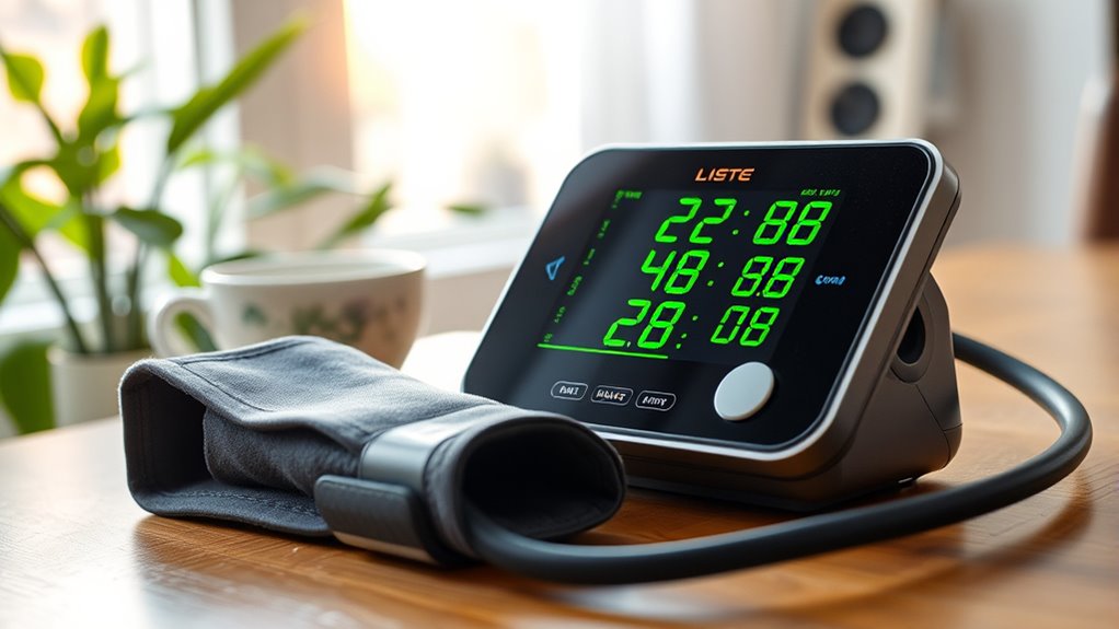 using a blood pressure monitor