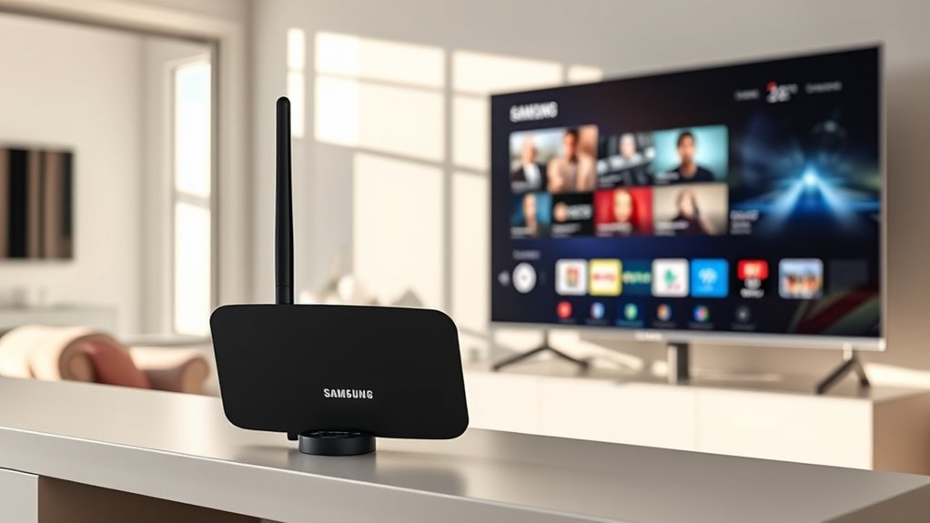 using antenna with samsung
