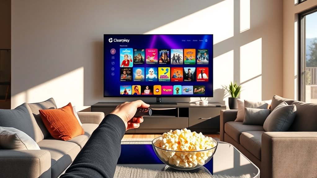 using clearplay on smart tv