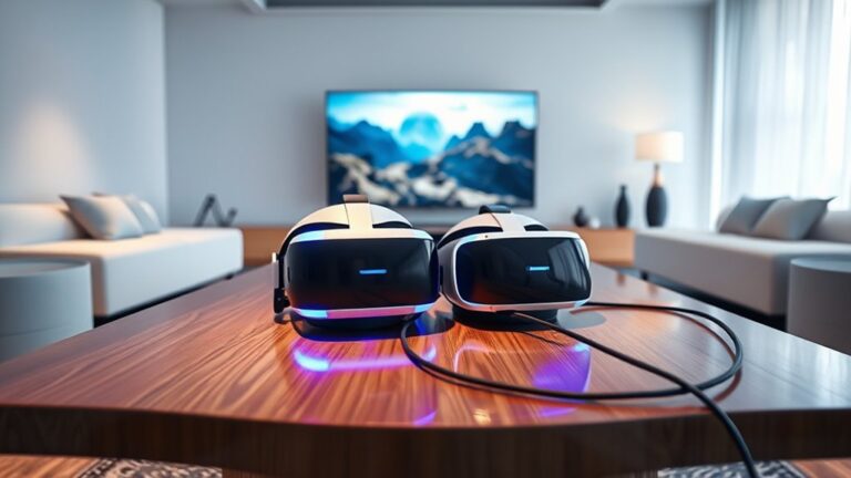 using dual vr headsets