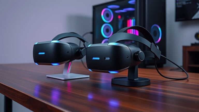 using dual vr headsets